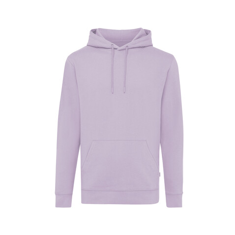 IQONIQ Jasper Hoodie aus recycelter Baumwolle lavender bedrucken, Art.-Nr. T9400.011.XL