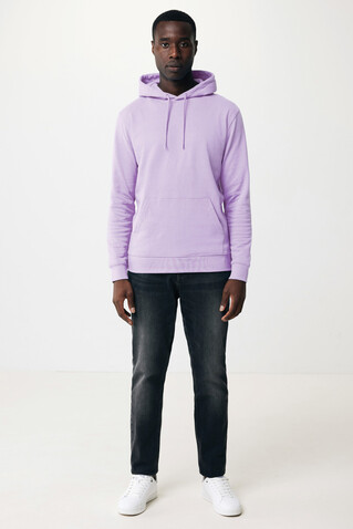 IQONIQ Jasper Hoodie aus recycelter Baumwolle lavender bedrucken, Art.-Nr. T9400.011.XL