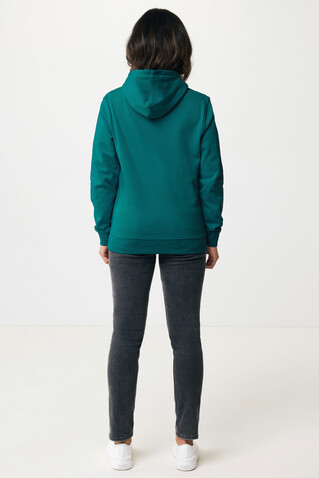 IQONIQ Jasper Hoodie aus recycelter Baumwolle verdigris bedrucken, Art.-Nr. T9400.009.XXS