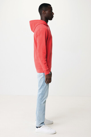 IQONIQ Jasper Hoodie aus recycelter Baumwolle luscious red bedrucken, Art.-Nr. T9400.008.S