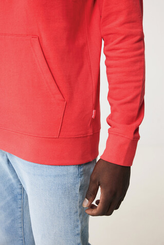 IQONIQ Jasper Hoodie aus recycelter Baumwolle luscious red bedrucken, Art.-Nr. T9400.008.S