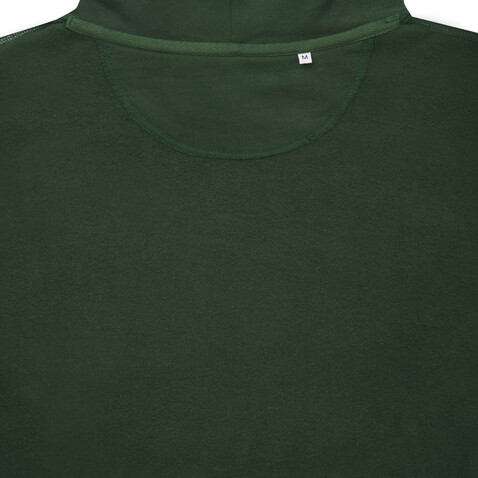 IQONIQ Jasper Hoodie aus recycelter Baumwolle forest green bedrucken, Art.-Nr. T9400.005.XL