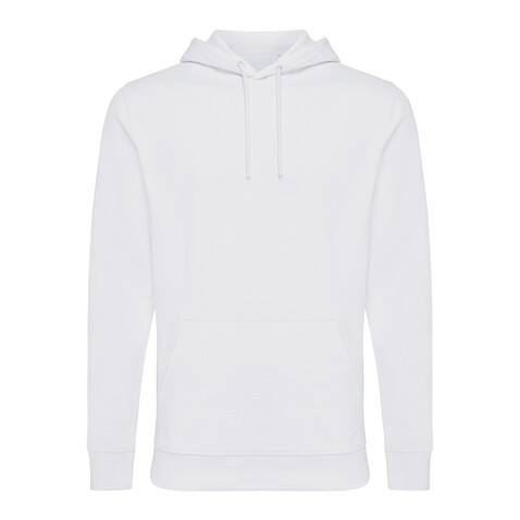IQONIQ Jasper Hoodie aus recycelter Baumwolle recycled white bedrucken, Art.-Nr. T9400.004.XXXL