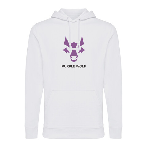 IQONIQ Jasper Hoodie aus recycelter Baumwolle recycled white bedrucken, Art.-Nr. T9400.004.XXXL