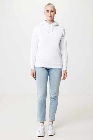IQONIQ Jasper Hoodie aus recycelter Baumwolle recycled white bedrucken, Art.-Nr. T9400.004.XXXL