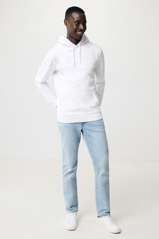 IQONIQ Jasper Hoodie aus recycelter Baumwolle recycled white bedrucken, Art.-Nr. T9400.004.XXXL