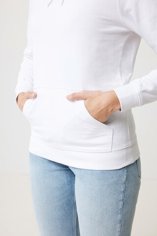 IQONIQ Jasper Hoodie aus recycelter Baumwolle recycled white bedrucken, Art.-Nr. T9400.004.XXXL