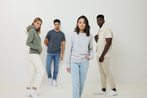 IQONIQ Torres ungefärbter Hoodie aus recycelter Baumwolle natural raw bedrucken, Art.-Nr. T9401.018.XXXL