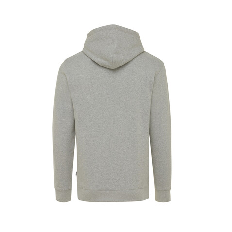 IQONIQ Torres ungefärbter Hoodie aus recycelter Baumwolle heather grey bedrucken, Art.-Nr. T9401.013.XL