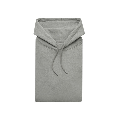 IQONIQ Torres ungefärbter Hoodie aus recycelter Baumwolle heather grey bedrucken, Art.-Nr. T9401.013.XL
