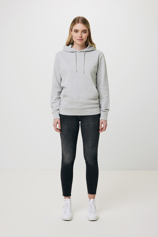 IQONIQ Torres ungefärbter Hoodie aus recycelter Baumwolle heather grey bedrucken, Art.-Nr. T9401.013.XL
