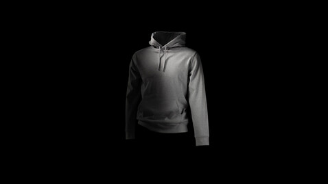 IQONIQ Torres ungefärbter Hoodie aus recycelter Baumwolle heather grey bedrucken, Art.-Nr. T9401.013.XL