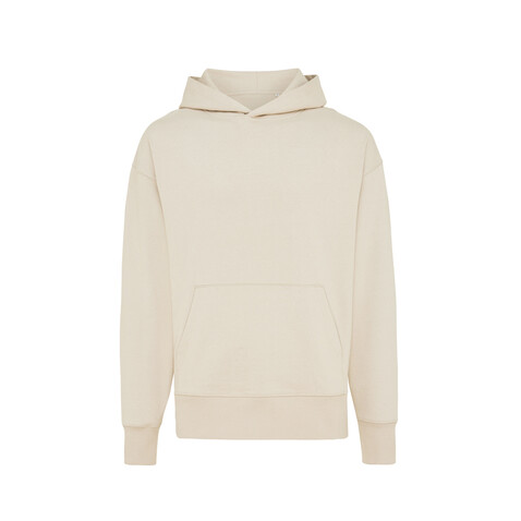 IQONIQ Yoho Relax-Hoodie aus recycelter Baumwolle natural raw bedrucken, Art.-Nr. T9402.018.XL