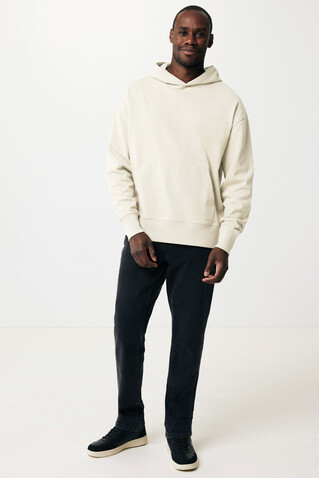IQONIQ Yoho Relax-Hoodie aus recycelter Baumwolle natural raw bedrucken, Art.-Nr. T9402.018.XL
