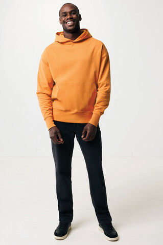 IQONIQ Yoho Relax-Hoodie aus recycelter Baumwolle sundial orange bedrucken, Art.-Nr. T9402.012.XXXL