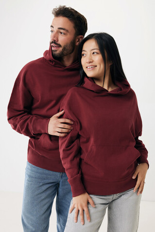 IQONIQ Yoho Relax-Hoodie aus recycelter Baumwolle burgunderrot bedrucken, Art.-Nr. T9402.007.XXS IQONIQ Yoho Relax-Hoodie aus recycelter Baumwolle burgunderrot bedrucken, Art.-Nr. T9402.007.XXS
