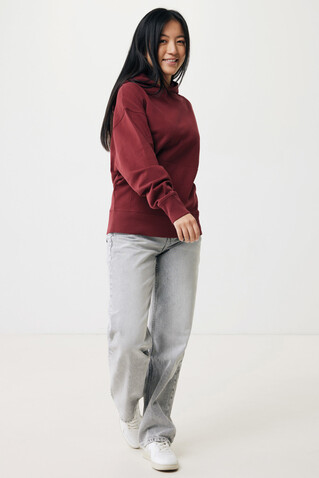IQONIQ Yoho Relax-Hoodie aus recycelter Baumwolle burgunderrot bedrucken, Art.-Nr. T9402.007.XXS IQONIQ Yoho Relax-Hoodie aus recycelter Baumwolle burgunderrot bedrucken, Art.-Nr. T9402.007.XXS