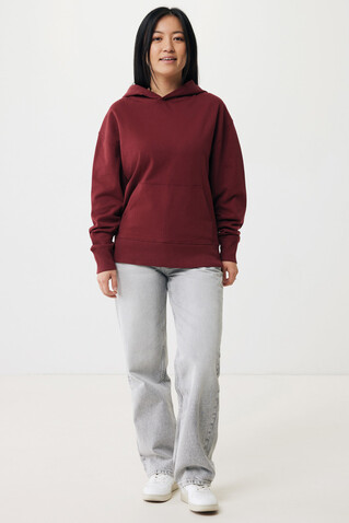 IQONIQ Yoho Relax-Hoodie aus recycelter Baumwolle burgunderrot bedrucken, Art.-Nr. T9402.007.XXS IQONIQ Yoho Relax-Hoodie aus recycelter Baumwolle burgunderrot bedrucken, Art.-Nr. T9402.007.XXS
