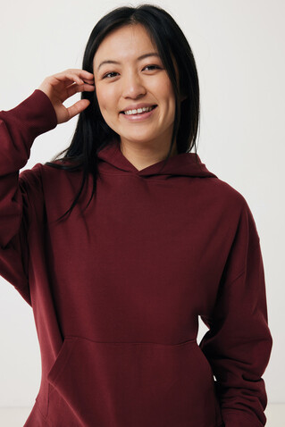 IQONIQ Yoho Relax-Hoodie aus recycelter Baumwolle burgunderrot bedrucken, Art.-Nr. T9402.007.XXS IQONIQ Yoho Relax-Hoodie aus recycelter Baumwolle burgunderrot bedrucken, Art.-Nr. T9402.007.XXS