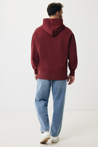 IQONIQ Yoho Relax-Hoodie aus recycelter Baumwolle burgunderrot bedrucken, Art.-Nr. T9402.007.XXS IQONIQ Yoho Relax-Hoodie aus recycelter Baumwolle burgunderrot bedrucken, Art.-Nr. T9402.007.XXS