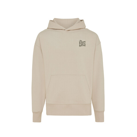 IQONIQ Yoho Relax-Hoodie aus recycelter Baumwolle desert bedrucken, Art.-Nr. T9402.006.XXL