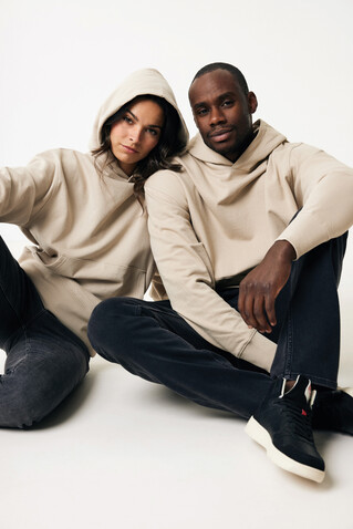 IQONIQ Yoho Relax-Hoodie aus recycelter Baumwolle desert bedrucken, Art.-Nr. T9402.006.XXL