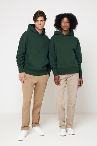 IQONIQ Yoho Relax-Hoodie aus recycelter Baumwolle forest green bedrucken, Art.-Nr. T9402.005.XXXL
