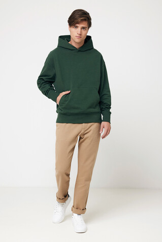IQONIQ Yoho Relax-Hoodie aus recycelter Baumwolle forest green bedrucken, Art.-Nr. T9402.005.XXXL