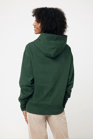 IQONIQ Yoho Relax-Hoodie aus recycelter Baumwolle forest green bedrucken, Art.-Nr. T9402.005.XXXL
