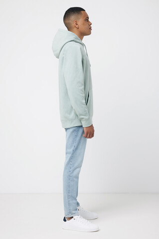 IQONIQ Trivor Mikrofleece-Kapuzen-Pulli aus recyc. Polyester Iceberg green bedrucken, Art.-Nr. T9403.023.XXL