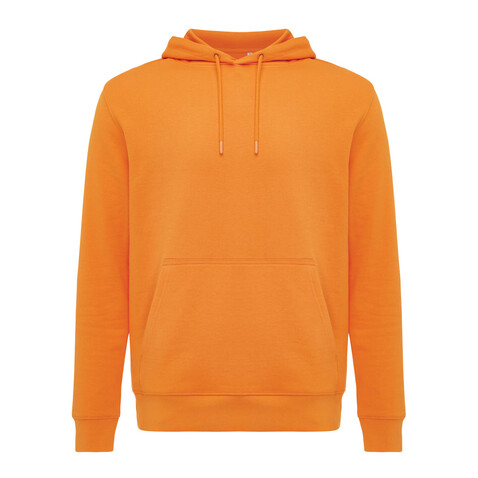 IQONIQ Rila Lightweight Hoodie aus recycelter Baumwolle orange bedrucken, Art.-Nr. T9404.044.XL