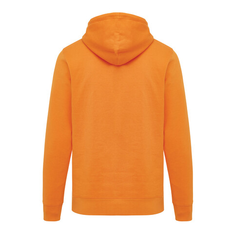 IQONIQ Rila Lightweight Hoodie aus recycelter Baumwolle orange bedrucken, Art.-Nr. T9404.044.XL