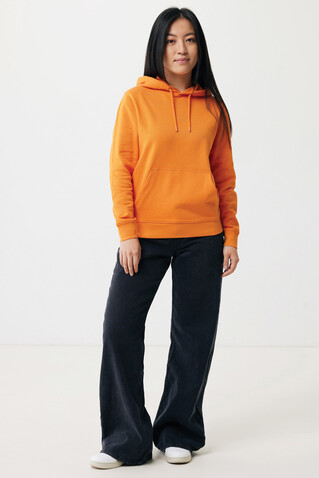 IQONIQ Rila Lightweight Hoodie aus recycelter Baumwolle orange bedrucken, Art.-Nr. T9404.044.XL