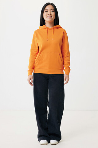 IQONIQ Rila Lightweight Hoodie aus recycelter Baumwolle orange bedrucken, Art.-Nr. T9404.044.XL