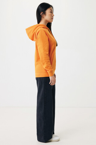 IQONIQ Rila Lightweight Hoodie aus recycelter Baumwolle orange bedrucken, Art.-Nr. T9404.044.XL