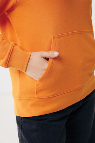 IQONIQ Rila Lightweight Hoodie aus recycelter Baumwolle orange bedrucken, Art.-Nr. T9404.044.XL