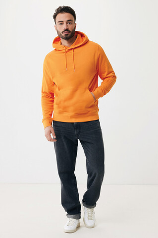 IQONIQ Rila Lightweight Hoodie aus recycelter Baumwolle orange bedrucken, Art.-Nr. T9404.044.XL