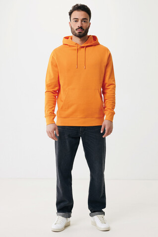 IQONIQ Rila Lightweight Hoodie aus recycelter Baumwolle orange bedrucken, Art.-Nr. T9404.044.XL