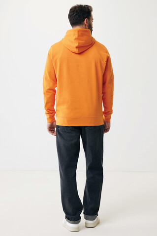 IQONIQ Rila Lightweight Hoodie aus recycelter Baumwolle orange bedrucken, Art.-Nr. T9404.044.XL