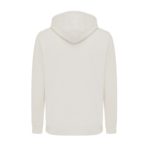 IQONIQ Rila Lightweight Hoodie aus recycelter Baumwolle ivory white bedrucken, Art.-Nr. T9404.040.XS