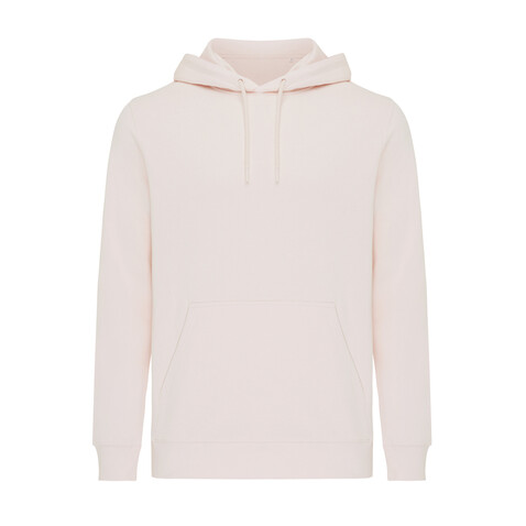IQONIQ Rila Lightweight Hoodie aus recycelter Baumwolle cloud pink bedrucken, Art.-Nr. T9404.039.XS