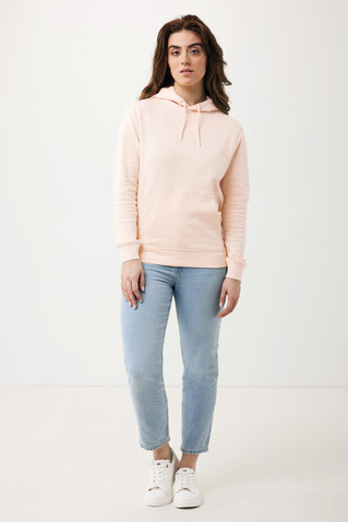 IQONIQ Rila Lightweight Hoodie aus recycelter Baumwolle cloud pink bedrucken, Art.-Nr. T9404.039.XS