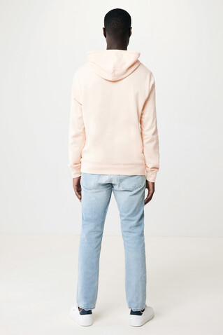 IQONIQ Rila Lightweight Hoodie aus recycelter Baumwolle cloud pink bedrucken, Art.-Nr. T9404.039.XS
