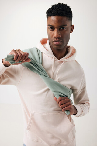 IQONIQ Rila Lightweight Hoodie aus recycelter Baumwolle cloud pink bedrucken, Art.-Nr. T9404.039.XS