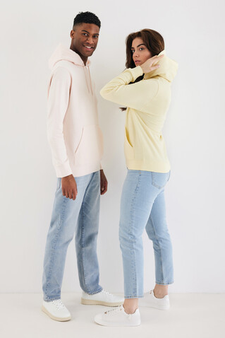 IQONIQ Rila Lightweight Hoodie aus recycelter Baumwolle cloud pink bedrucken, Art.-Nr. T9404.039.XS