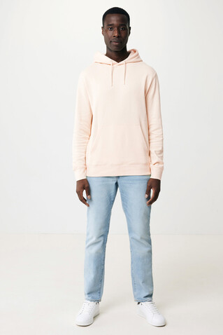 IQONIQ Rila Lightweight Hoodie aus recycelter Baumwolle cloud pink bedrucken, Art.-Nr. T9404.039.XS
