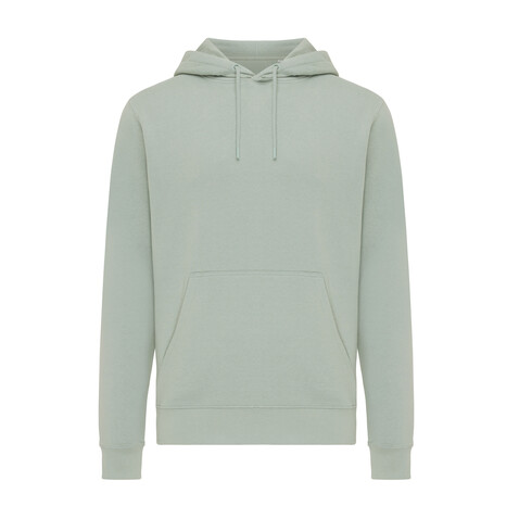 IQONIQ Rila Lightweight Hoodie aus recycelter Baumwolle Iceberg green bedrucken, Art.-Nr. T9404.023.XL