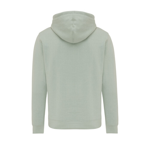 IQONIQ Rila Lightweight Hoodie aus recycelter Baumwolle Iceberg green bedrucken, Art.-Nr. T9404.023.XL
