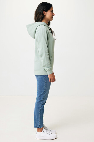 IQONIQ Rila Lightweight Hoodie aus recycelter Baumwolle Iceberg green bedrucken, Art.-Nr. T9404.023.XL
