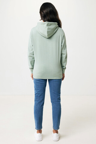 IQONIQ Rila Lightweight Hoodie aus recycelter Baumwolle Iceberg green bedrucken, Art.-Nr. T9404.023.XL